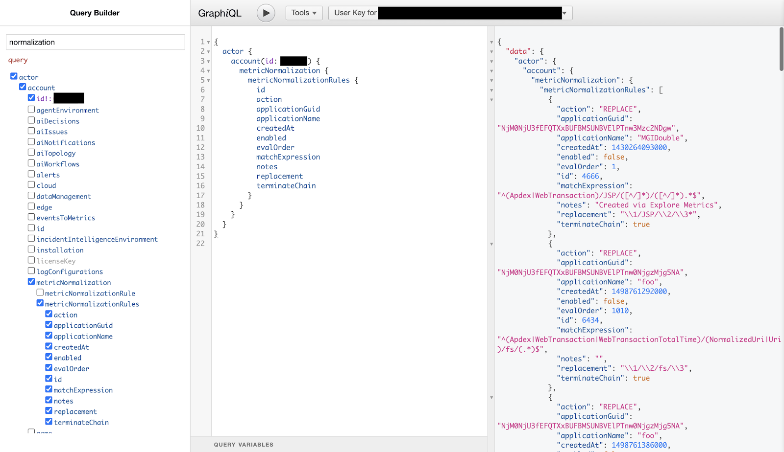 Hub Topic Creating and editing metric normalization rules through